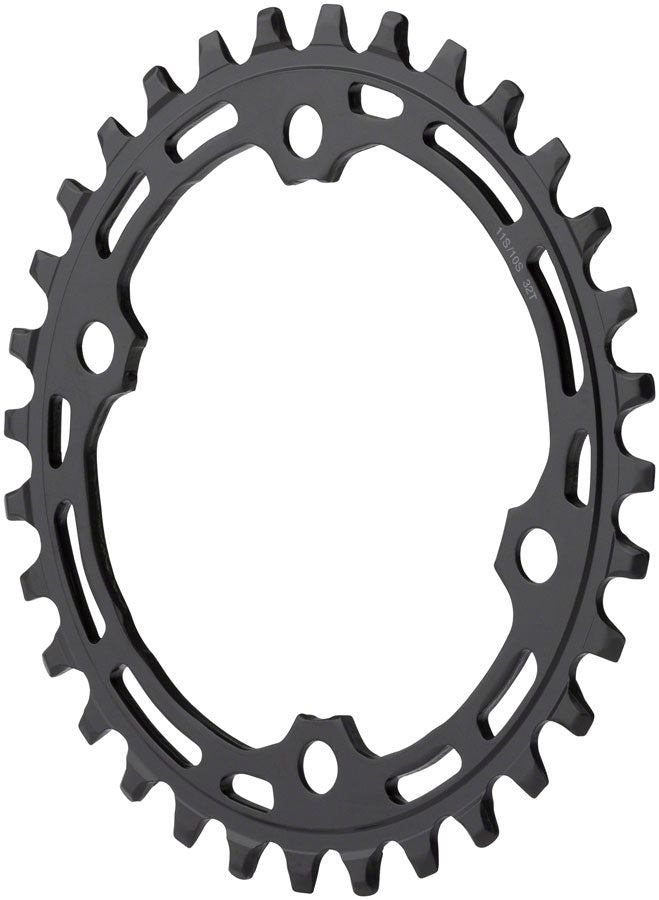Shimano Deore M5100-1 Chainring - 32t 10/11-Speed Asymmetric 96 BCD Black