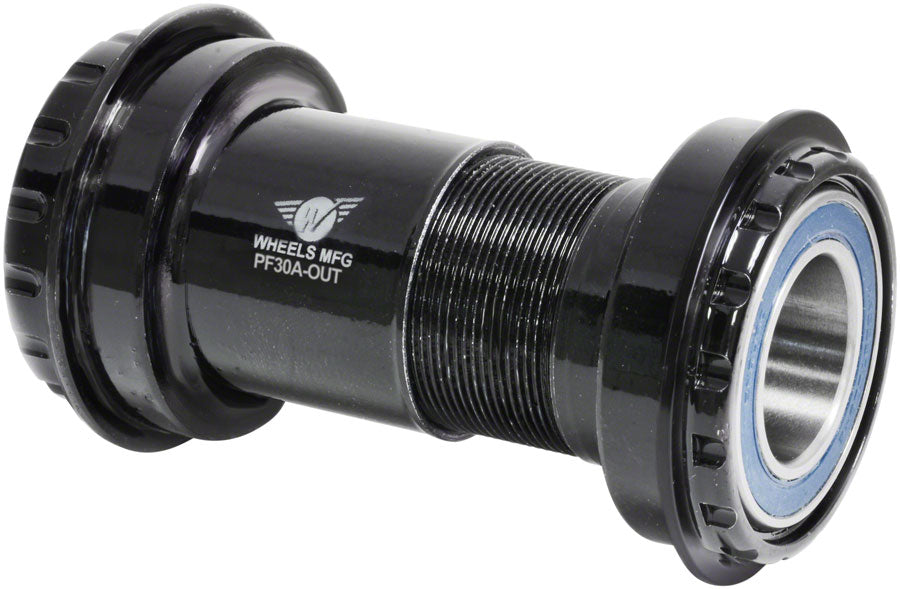 Wheels Manufacturing PF30A Frame to GXP Spindle Outboard Thread Together Bottom Bracket BLK