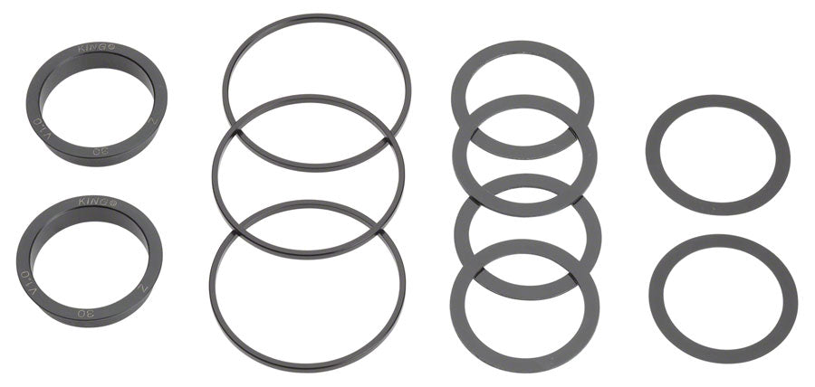 Chris King ThreadFit T47 30i Bottom Bracket Fit Kit 5 - T47 For 30mm Spindles Matte Jet