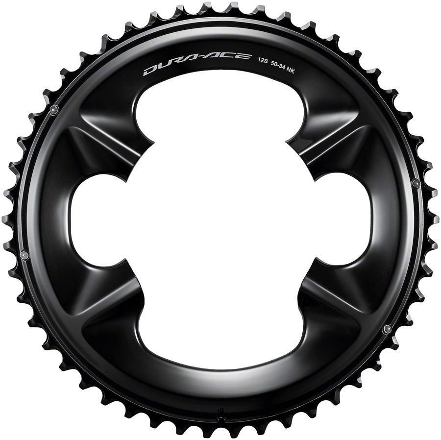 Shimano Dura-Ace FC-R9200 12-Speed Chainring - 50t Asymmetric 110 BCD BLK NK