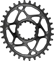 absoluteBLACK Oval Narrow-Wide Direct Mount Chainring - 32t SRAM 3-Bolt Direct Mount 6mm Offset BLK
