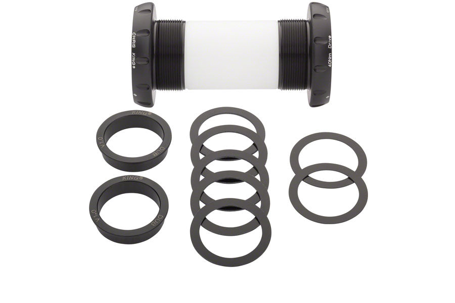 Chris King ThreadFit 30 Bottom Bracket Fit Kit 1 - English For DUB Mountain Matte Jet