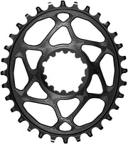 absoluteBLACK Oval Direct Mount Chainring - 32t SRAM 3-Bolt Direct Mount 3mm Offset Requires Hyperglide+ Chain BLK