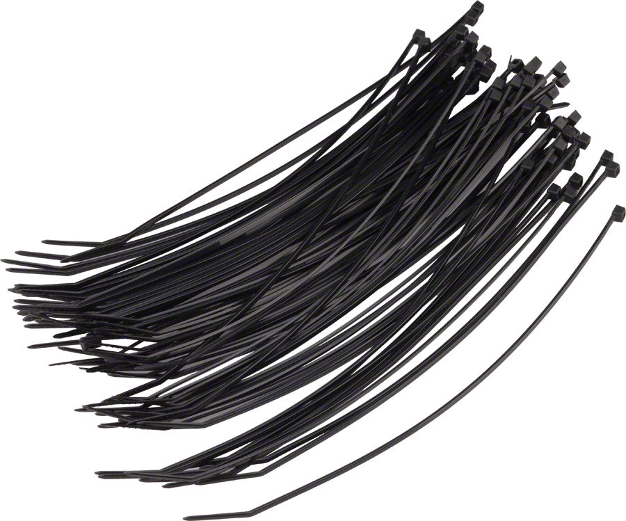 Wheels Manufacturing Zip Ties - Black 200 x 2.5mm 100ct