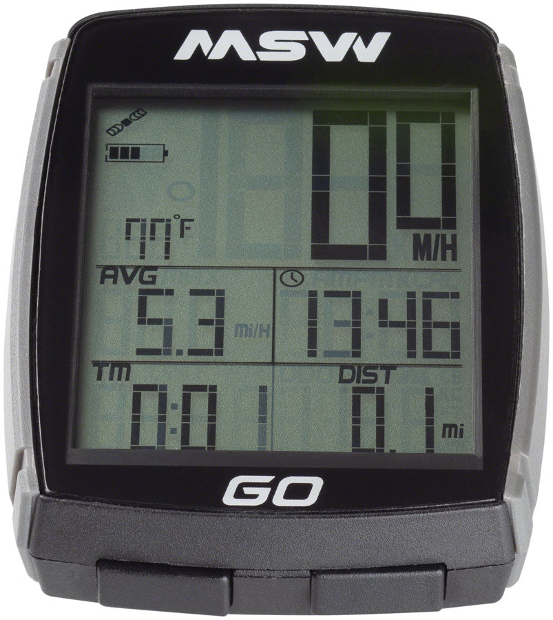 MSW Miniac GO GPS Bike Computer - GPS Wireless