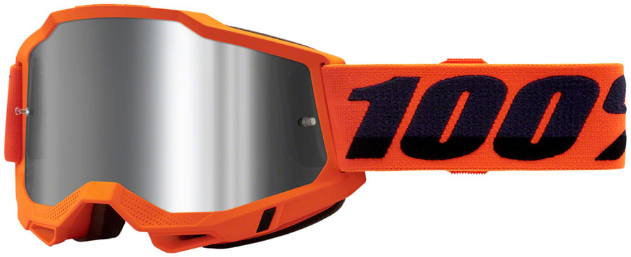 ACCURI 2 Goggle Neon/Orange - Mirror Silver Flash Lens