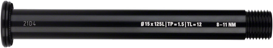 WHISKY No.9 Thru Bolt - 15mm 125mm P1.5 TL12 Black