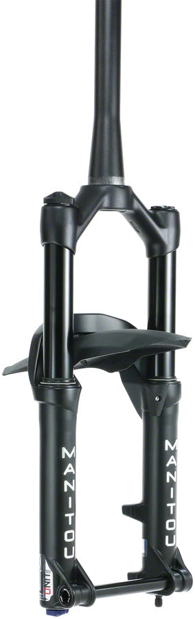 Manitou  JUnit Comp Suspension Fork - 20" 100mm 15 x 110mm 40 mm Offset BLK