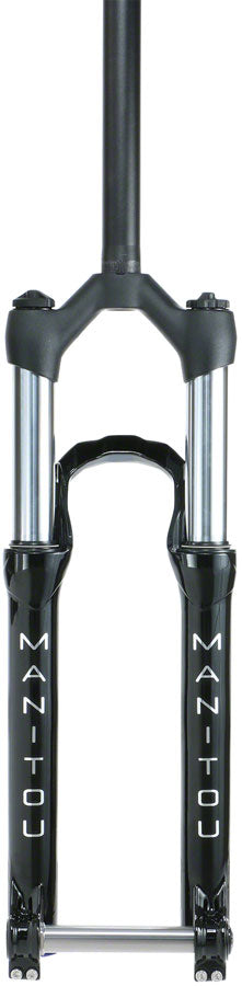 Manitou Circus Comp Suspension Fork - 26" 100 mm 20 x 110 mm 41 mm Offset Gloss BLK Straight Steer