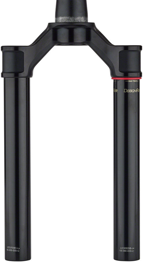 RockShox Crown/Steerer/Uppertube - Debonair 29 Boost 44 Offset Aluminum Taper BLK Ano SID SL Ultimate 32mm 100-110mm  - D1 2024+