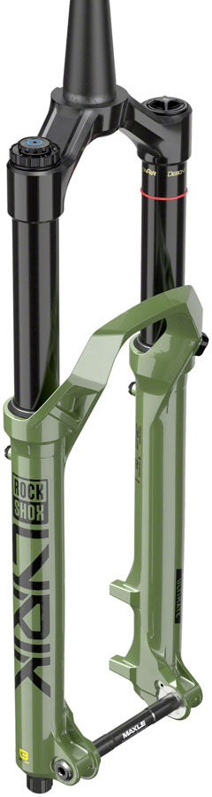 RockShox Lyrik Ultimate Charger 3 RC2 Suspension Fork - 27.5" 160 mm 15 x 110 mm 37 mm Offset Green D1