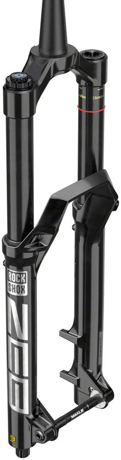 RockShox ZEB Ultimate Charger 3 RC2 Suspension Fork - 27.5" 180 mm 15 x 110 mm 44 mm Offset Gloss BLK A2