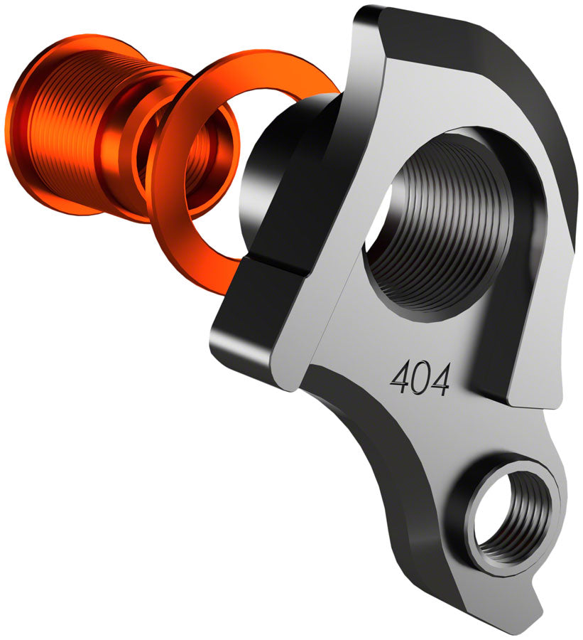 Wheels Manufacturing Universal Derailleur Hanger - 404-3 For Frames designed to accept SRAM UDH BLK/Orange
