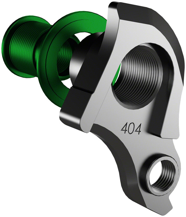 Wheels Manufacturing Universal Derailleur Hanger - 487-9 For Trek ABP MTB Frames designed to accept SRAM UDH BLK/Green