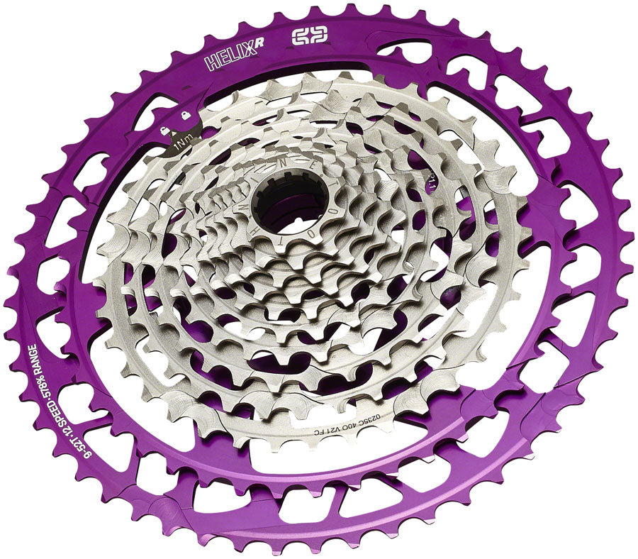 e*thirteen Helix Race Cassette 12-Speed 9-52t Eggplant
