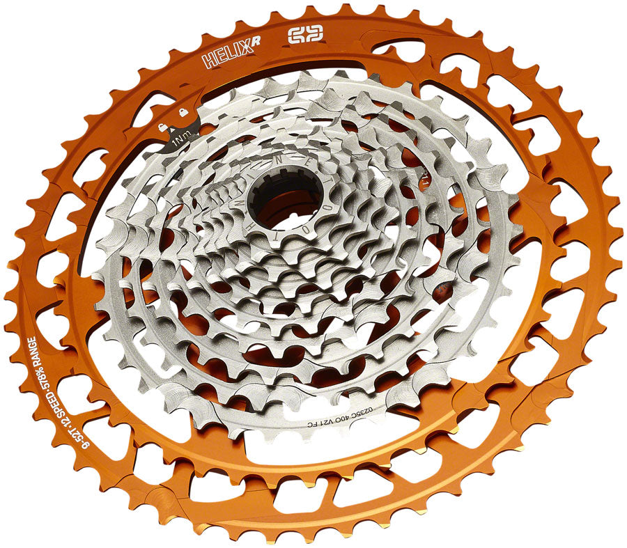 e*thirteen Helix Race Cassette - 12-Speed 9-52t Naranja