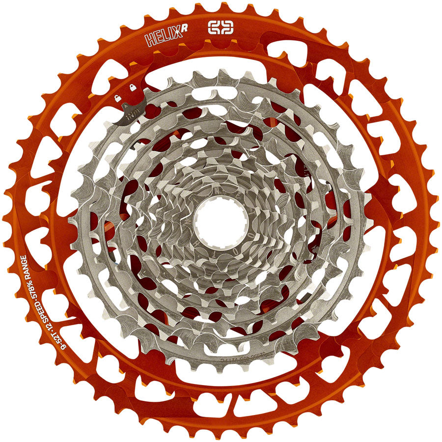 e*thirteen Helix Race Cassette - 12-Speed 9-52t Naranja