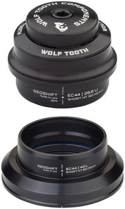 Wolf Tooth GeoShift Performance Angle Headset - 1 Deg Short EC44/EC44 Black