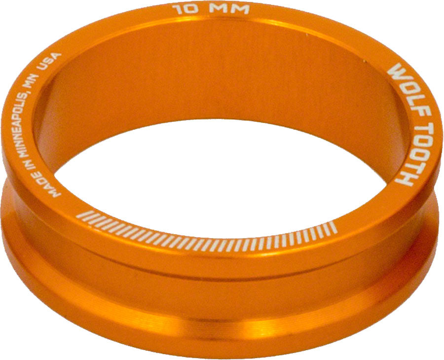 Wolf Tooth Headset Spacer 5 Pack 10mm Orange