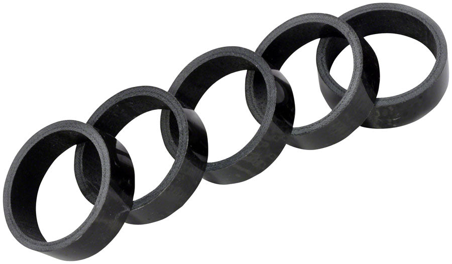 Wheels Manufacturing Carbon Headset Spacer - 1-1/8" 10mm Gloss 5 pack