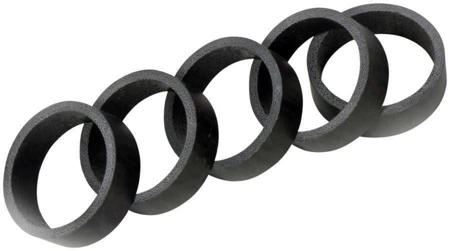 Wheels Manufacturing Carbon Headset Spacer - 1-1/8" 10mm Matte 5 pack