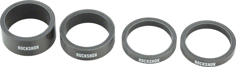 RockShox UD Carbon Headset Spacer Set Includes 5mm x 2 10mm x 1 15mm x 1