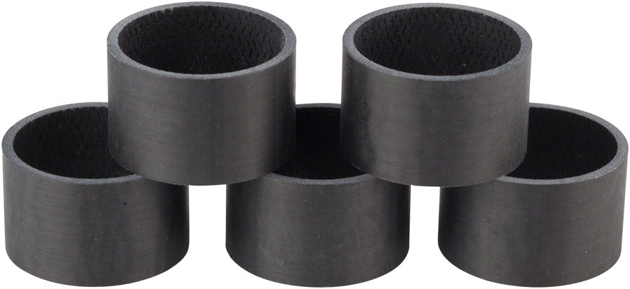 WHISKY 20mm UD Carbon Spacer Matte Black 5-pack