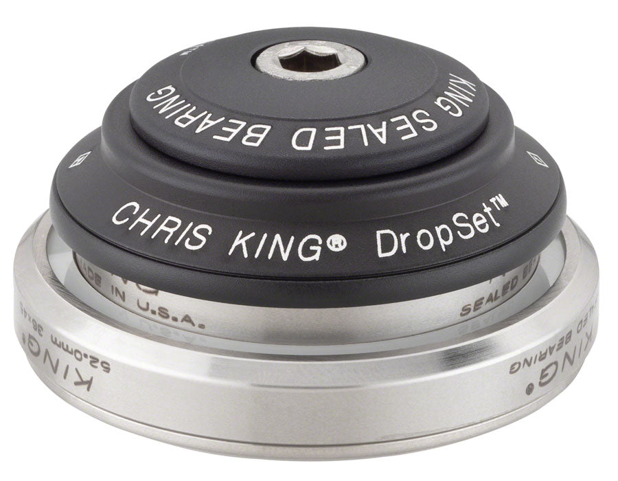 Chris King DropSet 3 Headset - 1-1/8 - 1.5" 41/52mm 36 Deg Matte Black