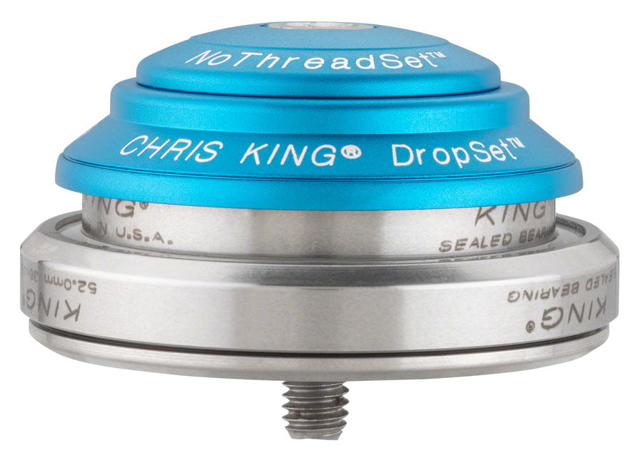 Chris King DropSet 3 Headset - 1-1/8 - 1.5" 41/52mm 36 Deg Matte Turquoise