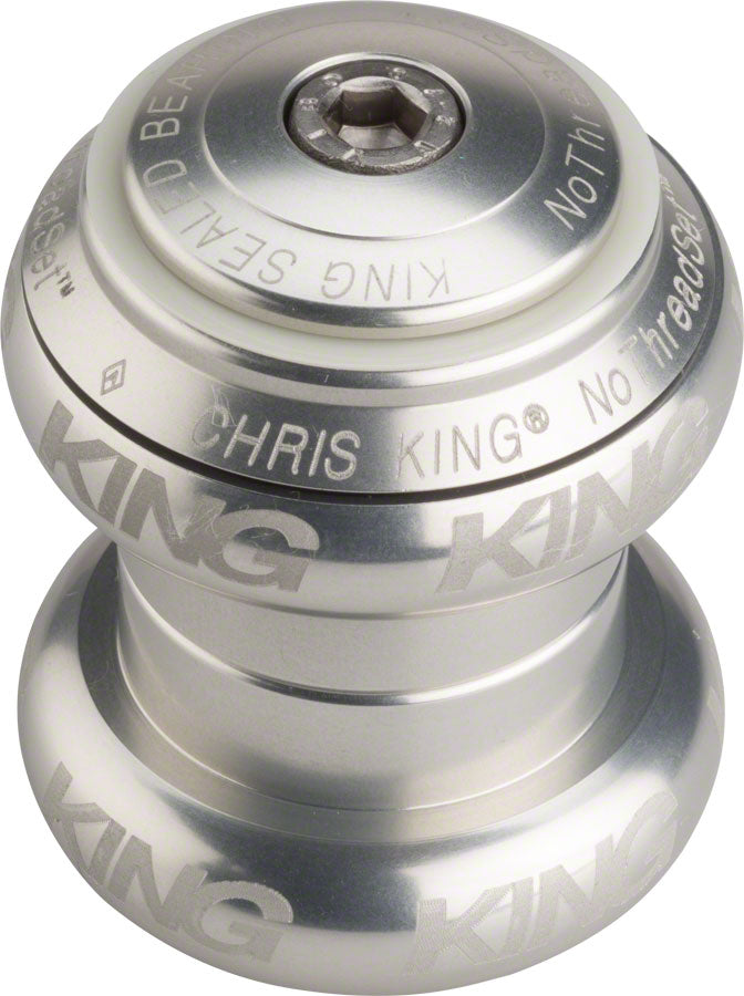 Chris King NoThreadSet Headset - 1" Sotto Voce Silver