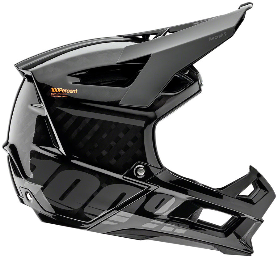 100% Aircraft 2 Full Face Helmet - Black Small