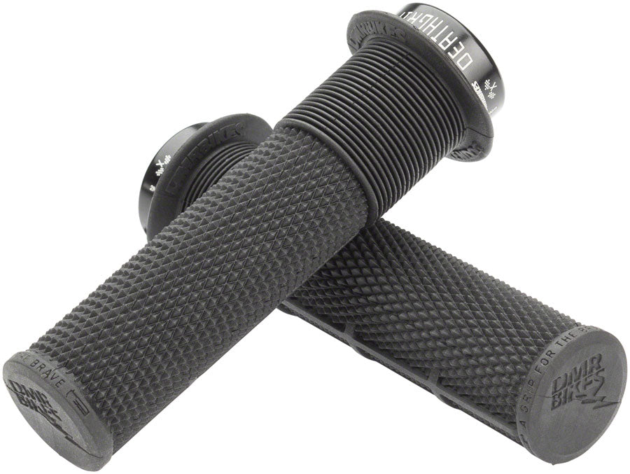 DMR DeathGrip Race Edition Grips - Thin Flanged Lock-On Black