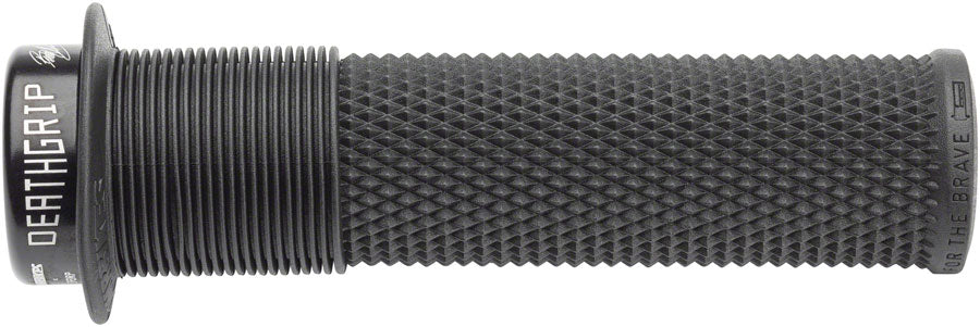 DMR DeathGrip Flanged Grips - Thin Lock-On Black