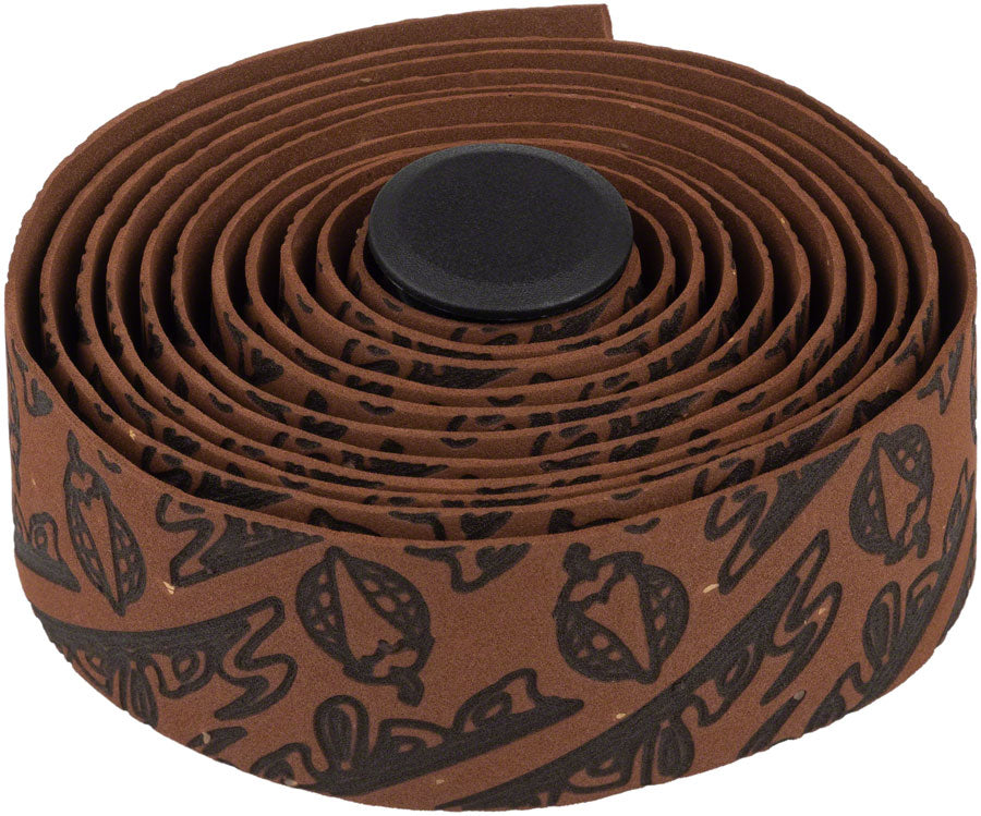 Salsa Gel Cork Bar Tape - Dark Brown