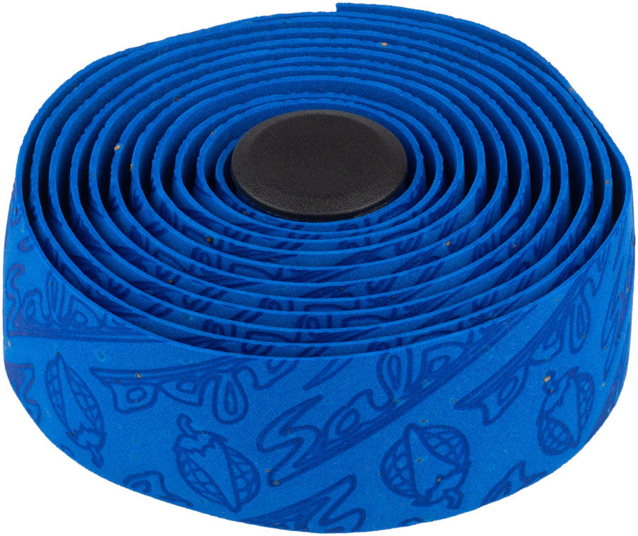 Salsa Gel Cork Bar Tape - Blue