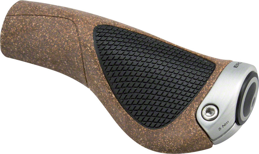 Ergon GP1 BioKork Grips - Lock-On Large Black/Tan