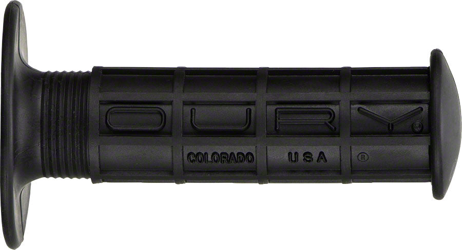 Oury BMX Waffle Grips - Black Flange
