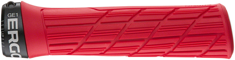 Ergon GE1 Evo Slim Grips - Risky Red Lock-On