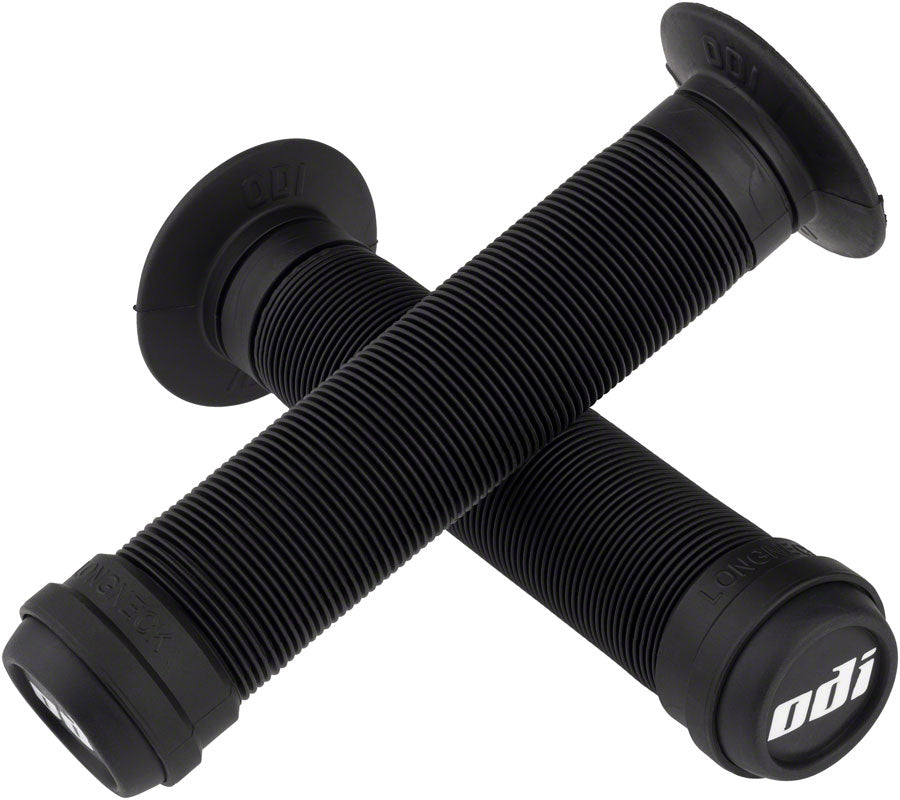 ODI Longneck ST Grips - Black Flange