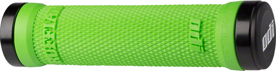ODI Ruffian Grips - Lime Green Lock-On
