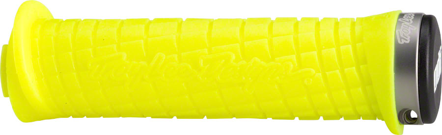 ODI Troy Lee Grips - Yellow/Gray Lock-On