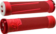 ODI AG2 Grips - Red/Fire Lock-On