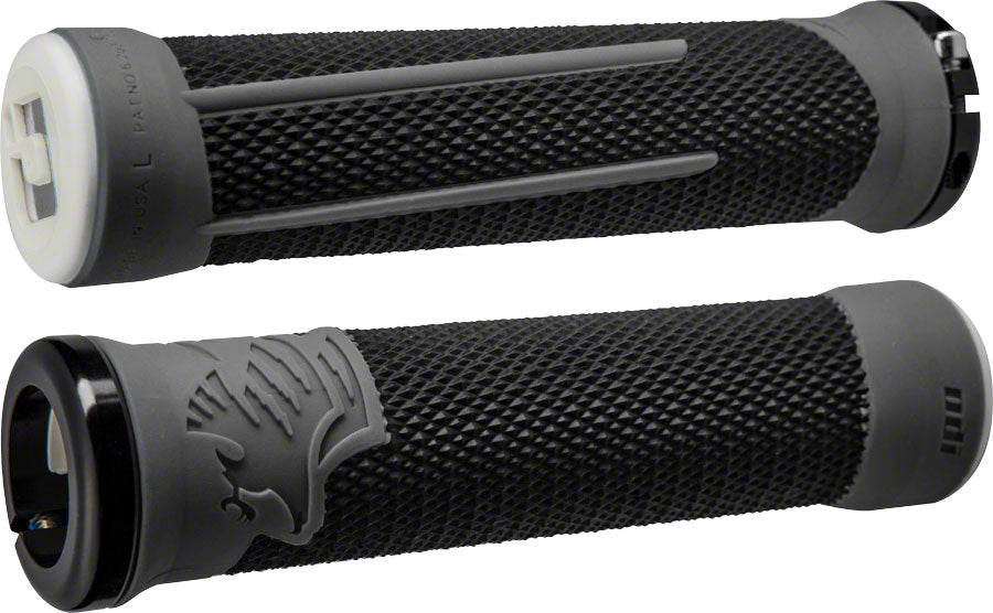 ODI AG2 Grips - Black/Graphite Lock-On