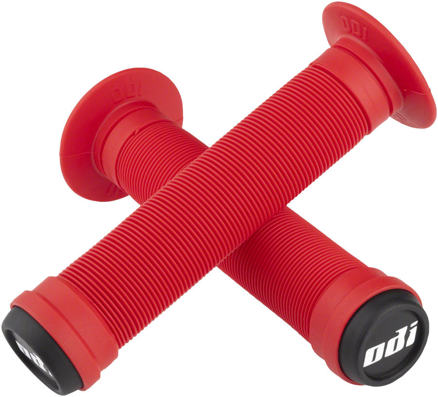 ODI Longneck ST Grips - Red Flange