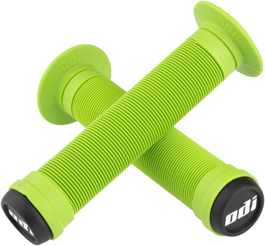 ODI Longneck ST Grips - Green Flange