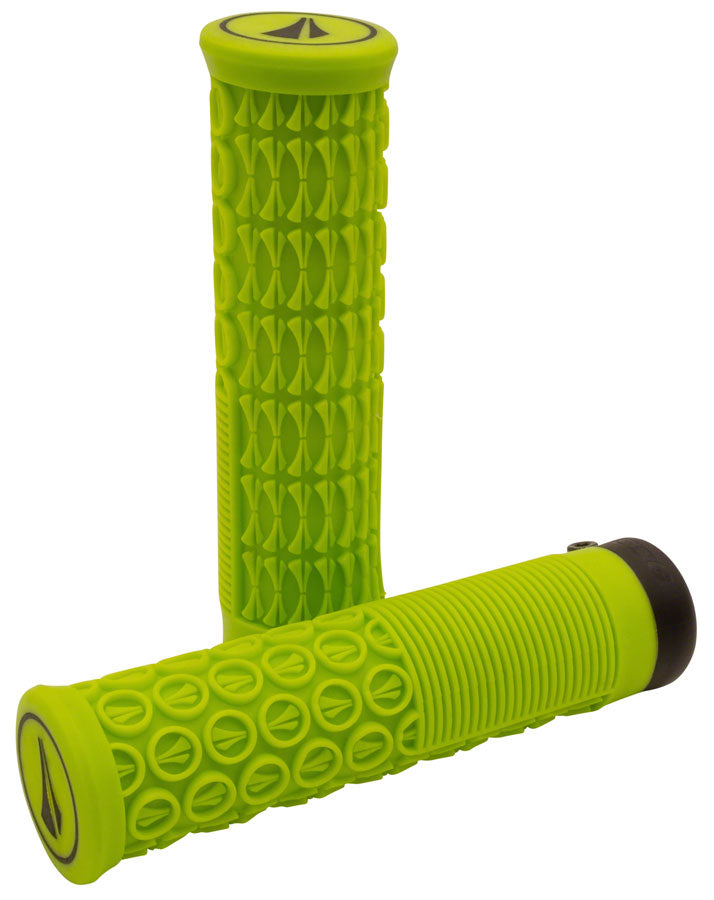 SDG Thrice 33 Lock-On MTB Grips - Neon Green