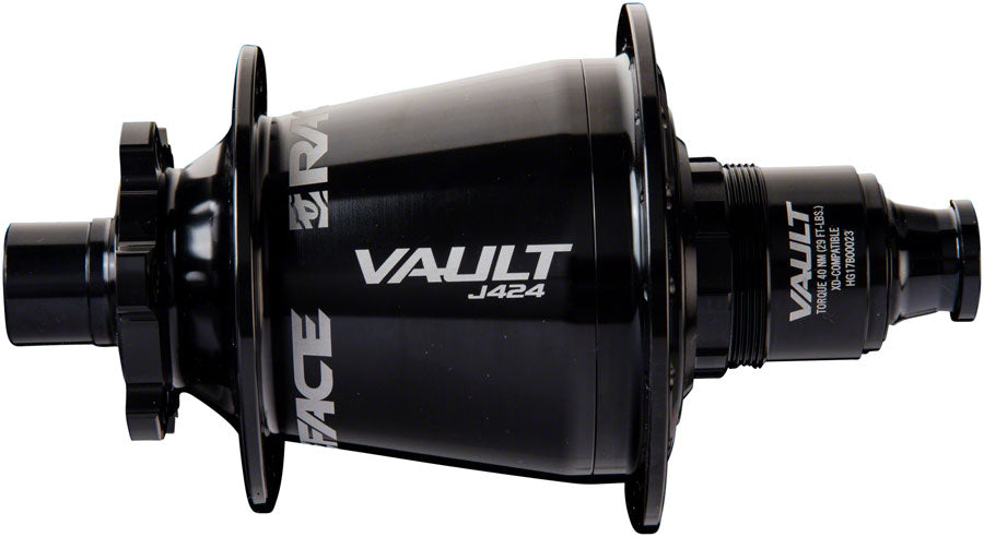 RaceFace Vault J-Bend 424 Rear Hub - 12 x 148mm 6-Bolt XD Black 32H