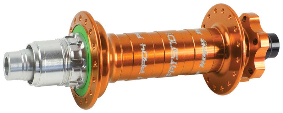 Hope Fatsno Pro 4 Rear Hub - 12 x 197mm 6-Bolt XD Orange 32H