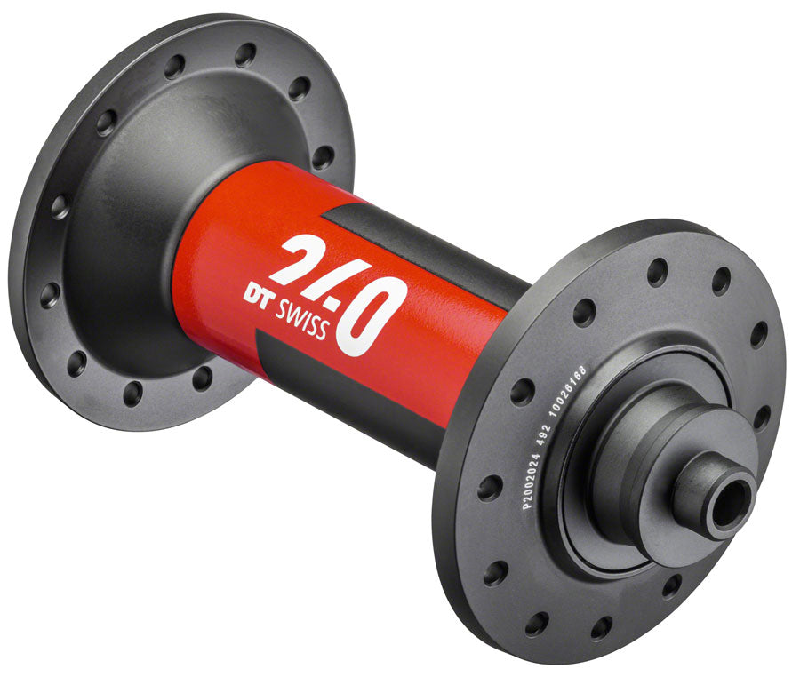 DT Swiss 240 Front Hub - QR x 100mm Black/Red 20H