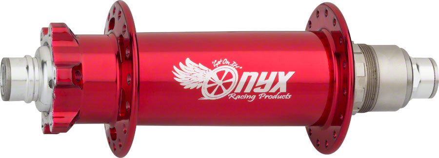 Onyx Fat Bike Rear Hub - 12 x 197mm 6-Bolt XD Candy Red 32H